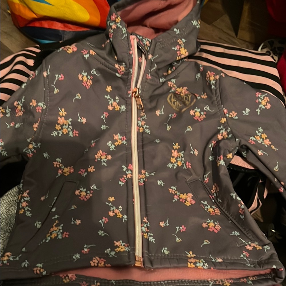 Floral BODY GLOVE baby Jacket with flowers